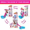 imageMEGA Barbie Color Reveal Building Toys Set DreamHouse with 545 Pieces 5 MicroDolls 6 Pets and Accessories 30  Surprises Kids Ages 6 Years