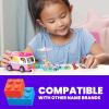 imageMEGA Construx Barbie Kids Building Toy Set Adventure DreamCamper with 123 Pieces 2 MicroDolls Furniture and Accessories Pink Ages 5 YearsBarbie Dreamcamper