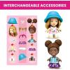 imageMEGA Construx Barbie Kids Building Toy Set Adventure DreamCamper with 123 Pieces 2 MicroDolls Furniture and Accessories Pink Ages 5 YearsBarbie Dreamcamper