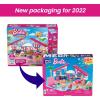imageMEGA Construx Barbie Kids Building Toy Set Malibu House with 303 Pieces 2 MicroDolls Furniture and Accessories Ages 5 Years