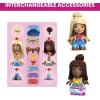 imageMega Barbie Pets Horse Toy Building Set with 3 MicroDolls and Accessories 9 Pets EasytoBuild Horse Stables Playset