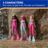 imageSwimWays Barbie Dive Characters 3Pack Swimming Pool Accessories ampamp Kids Pool Toys Pool Party Supplies ampamp Water Toys for Kids Aged 5 ampamp UpBarbie Dive Characters