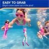 imageSwimWays Barbie Dive Characters 3Pack Swimming Pool Accessories ampamp Kids Pool Toys Pool Party Supplies ampamp Water Toys for Kids Aged 5 ampamp UpBarbie Dive Characters