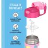 imageTHERMOS FUNTAINER Water Bottle with Straw  12 Ounce  Kids Stainless Steel Vacuum Insulated Water Bottle with Lid BarbieBarbie