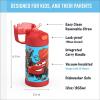 imageTHERMOS FUNTAINER Water Bottle with Straw  12 Ounce  Kids Stainless Steel Vacuum Insulated Water Bottle with Lid BarbieCars
