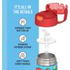 imageTHERMOS FUNTAINER Water Bottle with Straw  12 Ounce  Kids Stainless Steel Vacuum Insulated Water Bottle with Lid BarbieCars