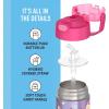 imageTHERMOS FUNTAINER Water Bottle with Straw  12 Ounce  Kids Stainless Steel Vacuum Insulated Water Bottle with Lid BarbieGabbys Dollhouse