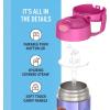 imageTHERMOS FUNTAINER Water Bottle with Straw  12 Ounce  Kids Stainless Steel Vacuum Insulated Water Bottle with Lid BarbieLittle Mermaid