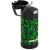 imageTHERMOS FUNTAINER Water Bottle with Straw  12 Ounce  Kids Stainless Steel Vacuum Insulated Water Bottle with Lid BarbieMinecraft