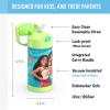 imageTHERMOS FUNTAINER Water Bottle with Straw  12 Ounce  Kids Stainless Steel Vacuum Insulated Water Bottle with Lid BarbieMoana 2