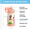 imageTHERMOS FUNTAINER Water Bottle with Straw  12 Ounce  Kids Stainless Steel Vacuum Insulated Water Bottle with Lid BarbiePrincess