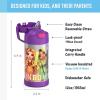 imageTHERMOS FUNTAINER Water Bottle with Straw  12 Ounce  Kids Stainless Steel Vacuum Insulated Water Bottle with Lid BarbieRainbow High