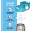 imageTHERMOS FUNTAINER Water Bottle with Straw  12 Ounce  Kids Stainless Steel Vacuum Insulated Water Bottle with Lid BarbieScoobyDoo