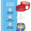 imageTHERMOS FUNTAINER Water Bottle with Straw  12 Ounce  Kids Stainless Steel Vacuum Insulated Water Bottle with Lid BarbieSonic the Hedgehog