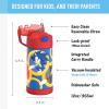 imageTHERMOS FUNTAINER Water Bottle with Straw  12 Ounce  Kids Stainless Steel Vacuum Insulated Water Bottle with Lid BarbieSonic the Hedgehog
