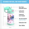 imageTHERMOS FUNTAINER Water Bottle with Straw  12 Ounce  Kids Stainless Steel Vacuum Insulated Water Bottle with Lid BarbieStitch