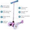 imageVoyager  Self Balancing Kick Scooter with Light Up Wheels Extra Wide Deck 3 Wheel Platform Foot Activated Brake 75 lbs Limit Kids ampamp Toddlers Girls or Boys for Ages 3 and UpPeppa Pig