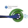 imageVoyager  Self Balancing Kick Scooter with Light Up Wheels Extra Wide Deck 3 Wheel Platform Foot Activated Brake 75 lbs Limit Kids ampamp Toddlers Girls or Boys for Ages 3 and UpPJ Mask