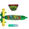 imageVoyager  Self Balancing Kick Scooter with Light Up Wheels Extra Wide Deck 3 Wheel Platform Foot Activated Brake 75 lbs Limit Kids ampamp Toddlers Girls or Boys for Ages 3 and UpTMNT