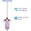 imageVoyager  Self Balancing Kick Scooter with Light Up Wheels Extra Wide Deck 3 Wheel Platform Foot Activated Brake 75 lbs Limit Kids ampamp Toddlers Girls or Boys for Ages 3 and UpPeppa Pig