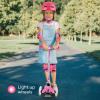 imageVoyager  Self Balancing Kick Scooter with Light Up Wheels Extra Wide Deck 3 Wheel Platform Foot Activated Brake 75 lbs Limit Kids ampamp Toddlers Girls or Boys for Ages 3 and UpMy Little Pony