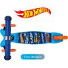imageVoyager  Self Balancing Kick Scooter with Light Up Wheels Extra Wide Deck 3 Wheel Platform Foot Activated Brake 75 lbs Limit Kids ampamp Toddlers Girls or Boys for Ages 3 and UpHot Wheels