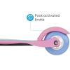 imageVoyager  Self Balancing Kick Scooter with Light Up Wheels Extra Wide Deck 3 Wheel Platform Foot Activated Brake 75 lbs Limit Kids ampamp Toddlers Girls or Boys for Ages 3 and UpPeppa Pig