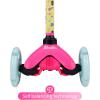 imageVoyager  Self Balancing Kick Scooter with Light Up Wheels Extra Wide Deck 3 Wheel Platform Foot Activated Brake 75 lbs Limit Kids ampamp Toddlers Girls or Boys for Ages 3 and UpBarbie