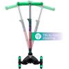 imageVoyager  Self Balancing Kick Scooter with Light Up Wheels Extra Wide Deck 3 Wheel Platform Foot Activated Brake 75 lbs Limit Kids ampamp Toddlers Girls or Boys for Ages 3 and UpMonster Jam