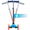 imageVoyager  Self Balancing Kick Scooter with Light Up Wheels Extra Wide Deck 3 Wheel Platform Foot Activated Brake 75 lbs Limit Kids ampamp Toddlers Girls or Boys for Ages 3 and UpHot Wheels