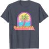 imageBarbie  California Summer Palm TShirtHeather Blue