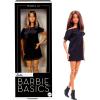 imageBarbie Basics Model 02 Collector Doll with Blonde Hair Black Mini Dress ampamp Gladiator Boots Universalfit Fashions Posable Body ampamp Swappable Doll HeadBrunette Short Hair