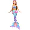 imageBarbie Mermaid Toy Dolls with Surprise Magic Blooming Flowers Feature Ombre Tails Pearl Headband Accessory ampamp Long Blonde Hair with Pink HighlightsBlonde Mermaid