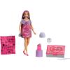 imageBarbie Party Unboxed Doll ampamp Accessories Glam Party Series with 10 Surprises Including ColorChange Pink Sparkle Doll