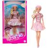 imageBarbie The Movie Doll Margot Robbie as Collectible Wearing Pink Blouse ampamp Skirt Tutu Outfit with Styled Hair ampamp Matching Jewelry