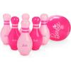 imageFUNBOY Barbie Inflatable Bowling Set for Kids and Adults with Large Ball and Six Bowling Pins Perfect for Backyard Parties