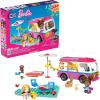 imageMEGA Construx Barbie Kids Building Toy Set Adventure DreamCamper with 123 Pieces 2 MicroDolls Furniture and Accessories Pink Ages 5 YearsBarbie Dreamcamper
