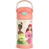 imageTHERMOS FUNTAINER Water Bottle with Straw  12 Ounce  Kids Stainless Steel Vacuum Insulated Water Bottle with Lid BarbiePrincess