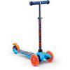 imageVoyager  Self Balancing Kick Scooter with Light Up Wheels Extra Wide Deck 3 Wheel Platform Foot Activated Brake 75 lbs Limit Kids ampamp Toddlers Girls or Boys for Ages 3 and UpHot Wheels