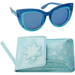 imageARKAID Frozen Barbie or Princess Sunglasses with Case  2 Piece Set  Crossbody or Wristlet for GirlsFrozen Wristlet