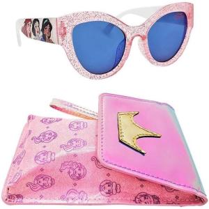 imageARKAID Frozen Barbie or Princess Sunglasses with Case  2 Piece Set  Crossbody or Wristlet for GirlsPrincess Wristlet