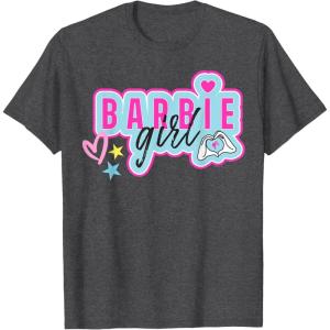 imageBarbie  Barbie Girl TShirtDark Heather Grey