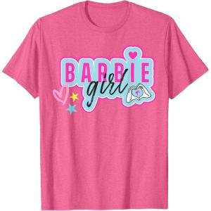 imageBarbie  Barbie Girl TShirtPink Heather
