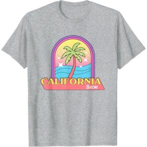imageBarbie  California Summer Palm TShirtHeather Grey