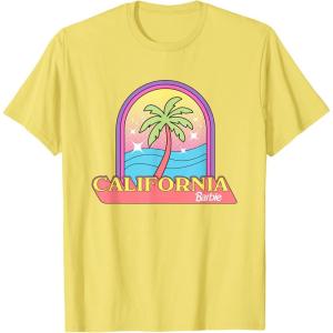 imageBarbie  California Summer Palm TShirtLemon Yellow