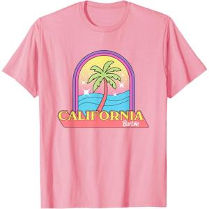 imageBarbie  California Summer Palm TShirtPink