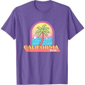 imageBarbie  California Summer Palm TShirtPurple Heather