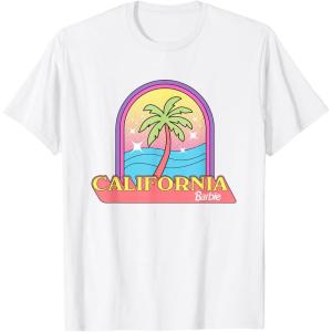 imageBarbie  California Summer Palm TShirtWhite