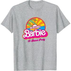 imageBarbie  Malibu Beach Party TShirtHeather Grey