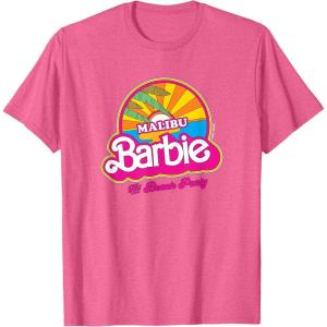 imageBarbie  Malibu Beach Party TShirtPink Heather